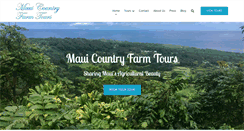 Desktop Screenshot of mauicountryfarmtours.com