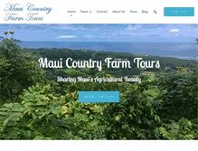 Tablet Screenshot of mauicountryfarmtours.com